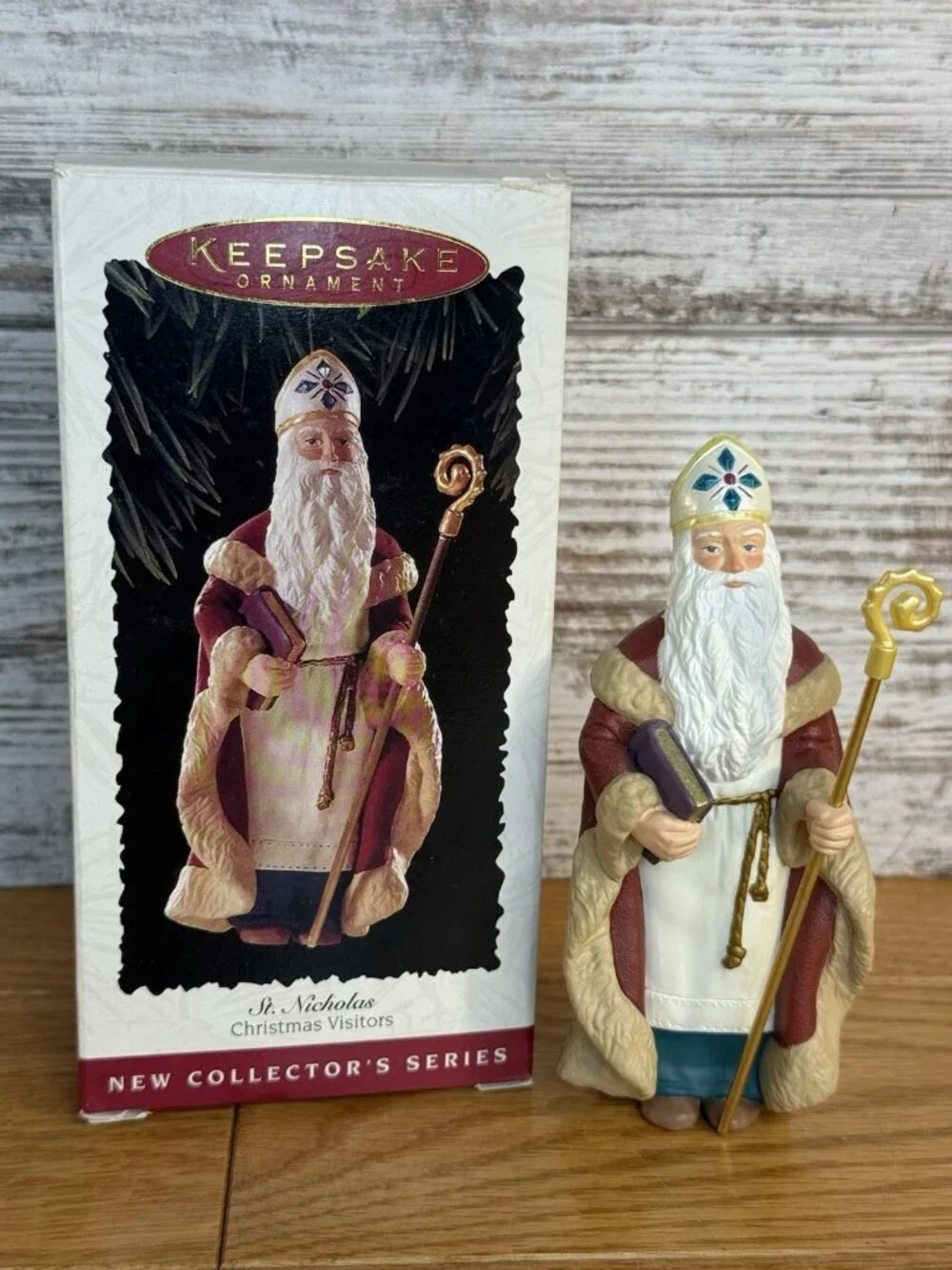 Hallmark Keepsake Ornament St. Nicholas 1995 With Box